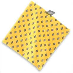 Lisa Yellow French Country Cotton Napkin By Le Cluny