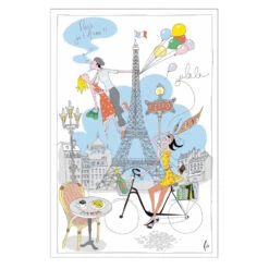 La Parisienne Tea Towel By Winkler Torchons & Bouchons