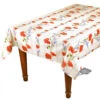 60x78" Rectangular Poppies Cream Acrylic-Coated Cotton Tablecloth By Tissus Toselli -Kitchen Textiles 13089 2F1466811902 2Ftissus toselli poppies cream rectangular striped cotton coated tablecloth sqw