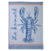 Gone Fishing (A La Pêche) French Jacquard Dish Towel Big Design By Coucke -Kitchen Textiles 13089 2F1490139346 2Fcoucke a la peche lobster big french jacquard kitchen towel sq