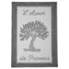 L' Olivier De Provence Black Jacquard French Dish Towel By Coucke -Kitchen Textiles 13089 2F1490290621 2Fcoucke olivier de provence black french jacquard kitchen towel sq