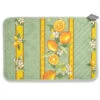 Lemons Green Acrylic-Coated Cotton Quilted Placemats By Tissus Toselli -Kitchen Textiles 76dd9702 bf90 509e b98b 3336d072827e