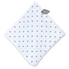 Calisson White Provence Cotton Napkin By Tissus Toselli -Kitchen Textiles calisson ramatuelle white blue french cotton napkin tissus toselli sqw