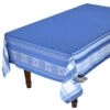 62x138" Rectangular Callas Blue French Jacquard Cotton Tablecloth By L'Ensoleillade 2 62x138" Rectangular Callas Blue French Jacquard Cotton Tablecloth By L'Ensoleillade -Kitchen Textiles callas blue french jacquard cotton teflon tablecloth l ensoleillade sqw 6388b6de acff 4572 829b 7855e85c0db7
