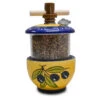 Ceramic Mill With Herbes De Provence - Olives Blue 1 Ceramic Mill With Herbes De Provence - Olives Blue -Kitchen Textiles ceramic herb mill provence olives blue sqw