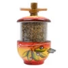 Ceramic Mill With Herbes De Provence - Olives Red 1 Ceramic Mill With Herbes De Provence - Olives Red -Kitchen Textiles ceramic herb mill provence olives red sqw