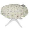 58" Round Clos Des Oliviers Cream All-Over Tablecloth By L'ensoleillade -Kitchen Textiles clos des oliviers cream cotton coated french tablecloth small round all over sqw