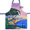 French Riviera Cotton Kitchen Apron By Coton Blanc -Kitchen Textiles coton blanc apron french riviera sqw
