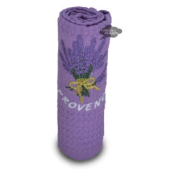 Provence Lavender Bouquet Purple Waffle-Weave Kitchen Towel By Coton Blanc