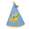 Round Terry Cotton Hand Towel Lemon Blue By Coton Blanc 1 Round Terry Cotton Hand Towel Lemon Blue By Coton Blanc -Kitchen Textiles coton blanc round terry towel cotton french lemon blue sqw