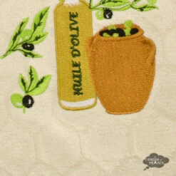 Round Terry Hand Towel Olive Oil Cream By Coton Blanc -Kitchen Textiles coton blanc round terry towel cotton french olive oil cream asqw 08095b1d 8091 4a5b ba6f f4407cfde402