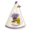 Round Terry Hand Towel Olive Oil And Lavender Cream By Coton Blanc -Kitchen Textiles coton blanc round terry towel cotton french olive oil lavender cream sqw