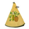 Round Terry Hand Towel Olive Oil Yellow By Coton Blanc -Kitchen Textiles coton blanc round terry towel cotton french olive oil yellow sqw