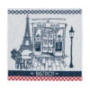 Authentic Bistro (Bistrot Authentique) Terry Square Towel By Coucke -Kitchen Textiles coucke bistrot terry cotton french kitchen towel