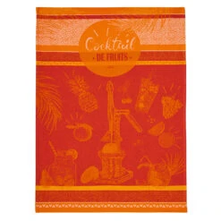 Fruit Cocktail French Jacquard Cotton Dish Towel By Coucke