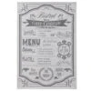 On The Menu (Au Menu) French Jacquard Dish Towel By Coucke -Kitchen Textiles coucke french kitchen towel au menu sq
