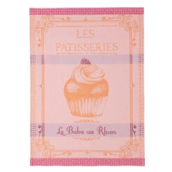 Rum Baba French Jacquard Cotton Dish Towel By Coucke