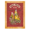 Olive Oil (Huile D'Olive) Red French Cotton Kitchen Towel By L'Ensoleillade