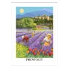 Provence Lavender Fields French Cotton Kitchen Towel By L'Ensoleillade -Kitchen Textiles french cotton kitchen towel lavender fields provence l ensoleillade asq