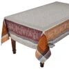 62x78" Rectangular Winery Caramel French Jacquard Tablecloth By Tissus Toselli -Kitchen Textiles french jacquard cotton stain resistant teflon tablecloth winery caramel tissus toselli sqw 07bd7682 23d5 41d9 9cb6 3047df6a4b11
