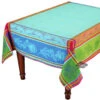 62x 78" Rectangular Cezanne Blue Jacquard Tablecloth By L'Ensoleillade