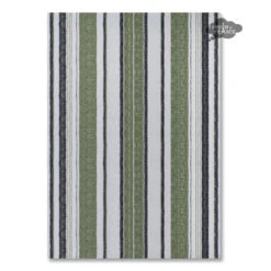 Ajaccio Olive French Linen Kitchen Towel By Haomy