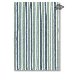 Piantarella Khaki French Linen Kitchen Towel By Harmony