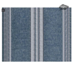 Zonza Prussian Blue French Linen Placemat By Harmony