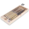 Laguiole Jean Dubost Table Knives Set Of 6 - Faux Horn Handles -Kitchen Textiles laguiole jean dubost steak knives horn sqw