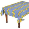 60x108" Rectangular Grapes Blue Acrylic-Coated Cotton Provence Tablecloth By Le Cluny -Kitchen Textiles le cluny grapes blue french provencal rectangular tablecloth sqw 06456fed 63d9 4bf6 a7ac 7ffddda5faf2