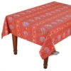 60x84" Rectangular Lavender Red Acrylic-Coated Cotton Provence Tablecloth By Le Cluny -Kitchen Textiles le cluny lavender red provencal rectangular tablecloth sqw b9a4e0e4 d91c 43ce aae4 c93ba80a07bd