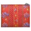 Lavender Red Acrylic-Coated Cotton Reversible Placemat By Le Cluny -Kitchen Textiles le cluny lavender red provencal reversible placemat asqw