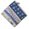 Monaco Beige & Blue Full Pattern Provence Cotton Napkin By Le Cluny -Kitchen Textiles le cluny monaco beige french provencal cotton napkin sqw