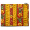Sunflower Red Acrylic-Coated Cotton Reversible Placemat By Le Cluny