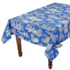 60x120" Rectangular Villandry Blue Toile Acrylic-Coated Cotton Tablecloth By Le Cluny -Kitchen Textiles le cluny toile villandry blue french cotton coated rectangular tablecloth sqw 5d62a513 ec8d 48c4 b7dc 75edc05bc1e1