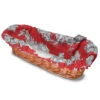 Villandry Red French Baguette Basket With Removable Liner By Le Cluny -Kitchen Textiles le cluny toile villandry red french cotton bread basket sqw
