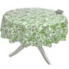 60" Round Versailles Green Acrylic-Coated Cotton French Tablecloth By Le Cluny -Kitchen Textiles le cluny versailles green cotton coated round tablecloth asqw a0359a97 1f80 4f1e 9dee 3ec522a9fc3e