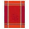 Massilia Red French Cotton Jacquard Dish Towel By Marat D'Avignon 2 Massilia Red French Cotton Jacquard Dish Towel By Marat D'Avignon -Kitchen Textiles massilia marseille red french jacquard cotton kitchen towel tissus toselli