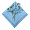 Poppies Sky Blue Provence Cotton Napkin By Tissus Toselli -Kitchen Textiles poppies sky blue french provence cotton kitchen napkin sqw
