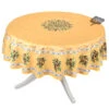 Provence Olivier Yellow French Provencal Polyester Tablecloth - 70" Round -Kitchen Textiles provence olivier yellow french round tablecloth olives dsqw 75732af1 5630 47bf 8dc6 7d5fe3202e40