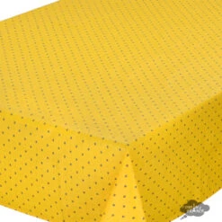 58" Square Calisson Yellow & Blue Acrylic-Coated Cotton Tablecloth By Tissus Toselli -Kitchen Textiles ramatuelle calisson yellow blue french coated cotton rectangular tablecloth allover tissus toselli asqw 6642dd56 0e50 497d 9691 759d07361e28