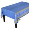 62x120" Rectangular Senanque Blue Double Border Jacquard Tablecloth By L'Ensoleillade 1 62x120" Rectangular Senanque Blue Double Border Jacquard Tablecloth By L'Ensoleillade -Kitchen Textiles senanque blue double border french teflon jacquard tablecloth sqw 36f321a8 9854 45b6 af31 6139d6710f74