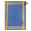 Senanque Blue French Cotton Jacquard Dish Towel -Kitchen Textiles senanque blue french jacquard kitchen towel asqw