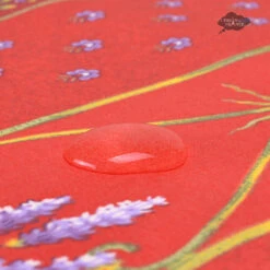 60x96" Rectangular Lavender Red Acrylic-Coated Cotton Provence Tablecloth By Le Cluny 8 60x96" Rectangular Lavender Red Acrylic-Coated Cotton Provence Tablecloth By Le Cluny -Kitchen Textiles stain resistant french acrylic coated tablecloth sqw ec121cc9 fe79 4e07 8d47 c7163c9ec8ab