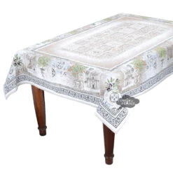 56x102" Rectangular Tuscan Olive French Tapestry Tablecloth By L'Ensoleillade