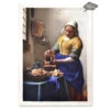 The Milkmaid By Vermeer French Cotton Kitchen Towel By L.R. Creations