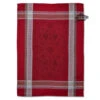 Christmas Spirit Red French Jacquard Cotton Dish Towel By Marat D'Avignon -Kitchen Textiles tissus toselli christmas spirit french kitchen jaquard tea towel sqw 3046bc07 f06d 4cc4 a2f7 9e75432941cc