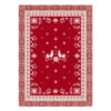 Winter Valley Red French Cotton Kitchen Towel By Tissus Toselli -Kitchen Textiles tissus toselli christmas valley french cotton kitchen tea towel red sq