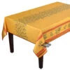 60x96" Rectangular Clos Des Oliviers Yellow Double-Border Acrylic-Coated Cotton Tablecloth By Label France -Kitchen Textiles tissus toselli clos des oliviers yellow double border rectangular tablecloth sqw 8c02a8cb c3ed 4995 8233 754ad4474940
