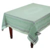 62x78" Rectangular Olivia Green French Jacquard Tablecloth By Tissus Toselli 1 62x78" Rectangular Olivia Green French Jacquard Tablecloth By Tissus Toselli -Kitchen Textiles tissus toselli french jacquard cotton teflon tablecloth olivia green sqw 3e22cebb 29c4 4fee a9ec b0741af343e0